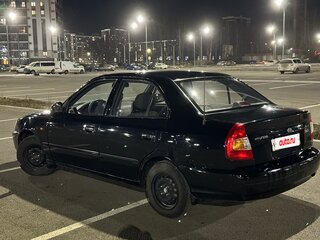 2011 Hyundai Accent ТагАЗ II, чёрный, 375000 рублей, вид 4