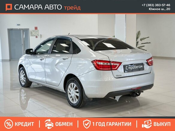 2016 Lada (ВАЗ) Vesta I, серебристый - вид 3