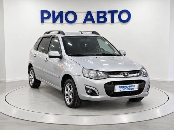2013 Lada (ВАЗ) Kalina II, серебристый - вид 3