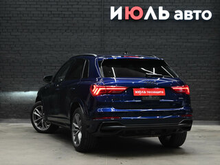 2021 Audi Q3 45 TFSI II (F3), синий, 3850000 рублей, вид 4