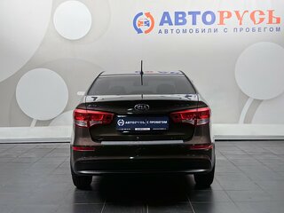 2016 Kia Rio III Рестайлинг, коричневый, 1255000 рублей, вид 4