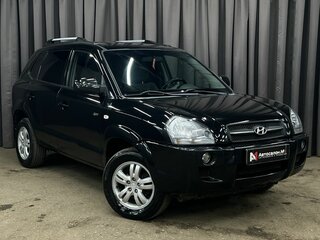 2005 Hyundai Tucson I, чёрный, 679900 рублей, вид 3