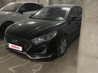 2017 Hyundai Sonata VII (LF) Рестайлинг, чёрный, 1600000 рублей, вид 1