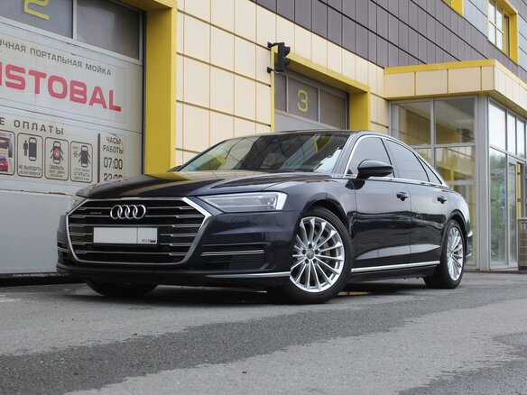 2019 Audi A8 55 TFSI IV (D5), чёрный, 3845000 рублей