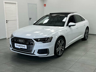 2021 Audi A6 45 TFSI V (C8), белый, 4080000 рублей, вид 1