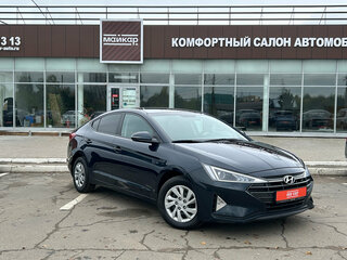 2019 Hyundai Elantra VI (AD) Рестайлинг, синий, 1575000 рублей, вид 3