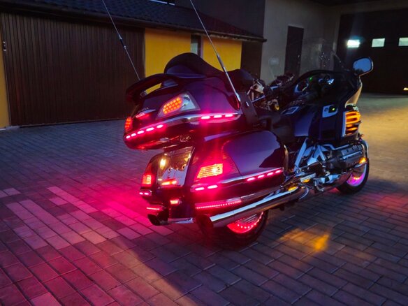 2002 Honda GL 1800 Gold Wing, синий, 630000 рублей - вид 12
