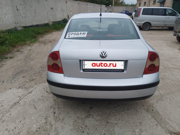2001 Volkswagen Passat B5, серебристый, 350000 рублей - вид 5