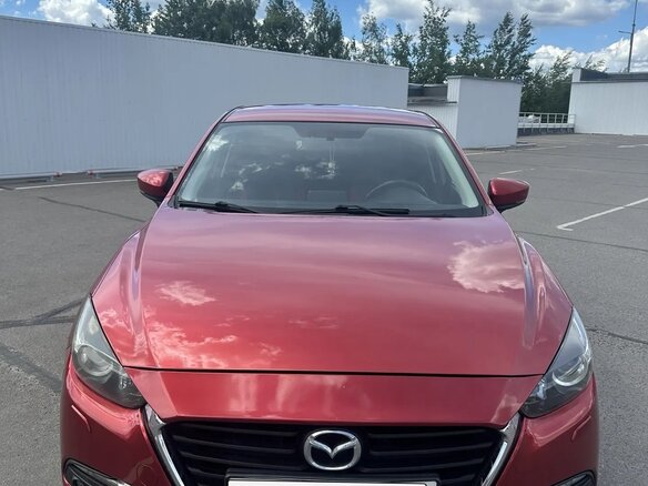 2018 Mazda 3 III (BM) Рестайлинг, красный, 1480000 рублей - вид 1