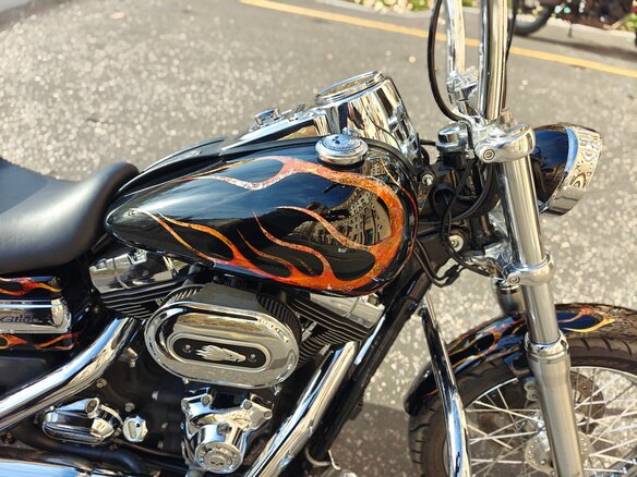 2013 Harley-Davidson Dyna Super Glide, чёрный, 1300000 рублей - вид 5