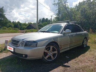 2004 Kia Magentis I Рестайлинг, серебристый, 380000 рублей, вид 1