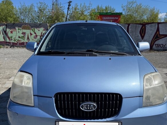2007 Kia Picanto I Рестайлинг, голубой