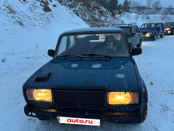 2008 Lada (ВАЗ) 2107, синий, 240000 рублей - вид 1