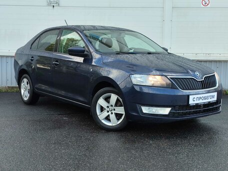 2014 Skoda Rapid I, синий, 830000 рублей, вид 3