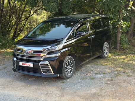 2017 Toyota Vellfire II, чёрный, 3450000 рублей, вид 2