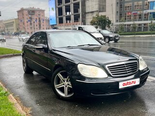 2003 Mercedes-Benz S-Класс 500 5-speed IV (W220) Рестайлинг, чёрный, 679000 рублей, вид 3