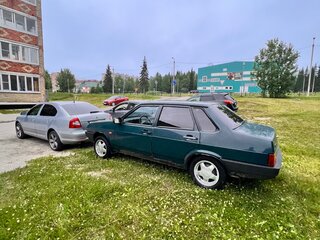 1998 Lada (ВАЗ) 21099, синий, 220000 рублей, вид 4