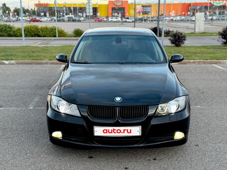 2008 BMW 3 серии 320i V (E90/E91/E92/E93), чёрный, 770000 рублей, вид 2