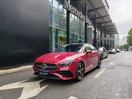 2023 Mercedes-Benz A-Класс 180 Long IV (W177) Рестайлинг, красный, 1533000 рублей, вид 1