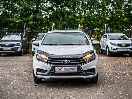 2021 Lada (ВАЗ) Vesta I, белый, 977000 рублей, вид 3