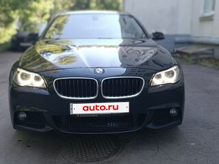 2014 BMW 5 серии 520d VI (F10/F11/F07) Рестайлинг, синий, 1900000 рублей, вид 2