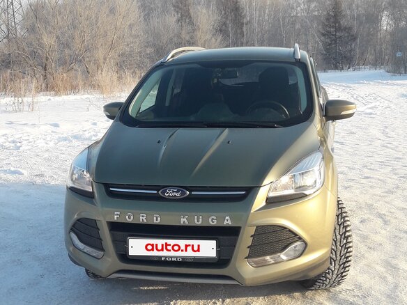 2013 Ford Kuga II, зелёный, 1600000 рублей - вид 3