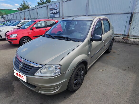 2011 Renault Logan I Рестайлинг, бежевый - вид 9