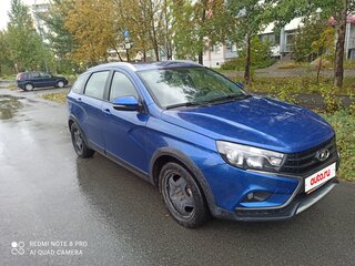 2020 Lada (ВАЗ) Vesta SW I, синий, 1095000 рублей, вид 3