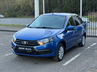 2020 Lada (ВАЗ) Granta I Рестайлинг, синий, 799000 рублей, вид 3