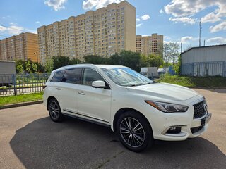 2017 Infiniti QX60 I Рестайлинг, белый, 2620000 рублей, вид 3