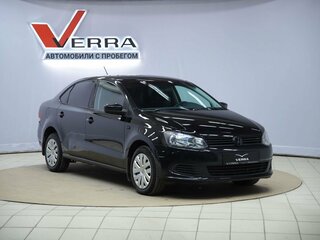 2014 Volkswagen Polo V, чёрный, 790000 рублей, вид 3