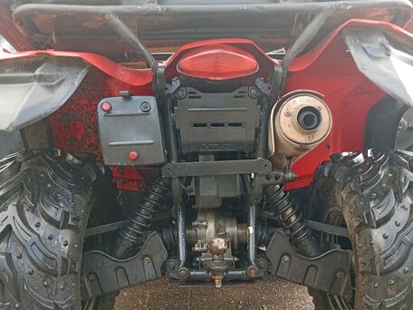 2008 Suzuki KingQuad 750, красный, 520000 рублей, вид 4