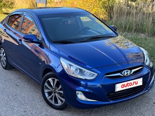 2014 Hyundai Solaris I, синий, 798000 рублей, вид 1