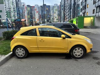 2007 Opel Corsa D, жёлтый, 300000 рублей, вид 4