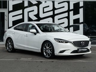 2017 Mazda 6 III (GJ) Рестайлинг, белый, 1712400 рублей, вид 1