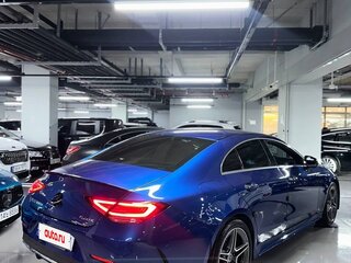 2021 Mercedes-Benz CLS 300 d III (C257) Рестайлинг, синий, 5600000 рублей, вид 3