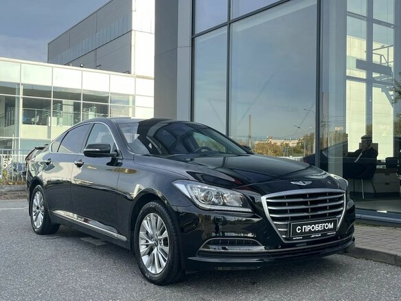 2015 Hyundai Genesis II, чёрный, 1960000 рублей - вид 2