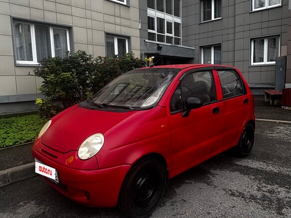 2005 Daewoo Matiz I Рестайлинг, красный, 95000 рублей - вид 6