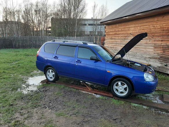2010 Lada (ВАЗ) Priora I, синий, 390000 рублей - вид 5