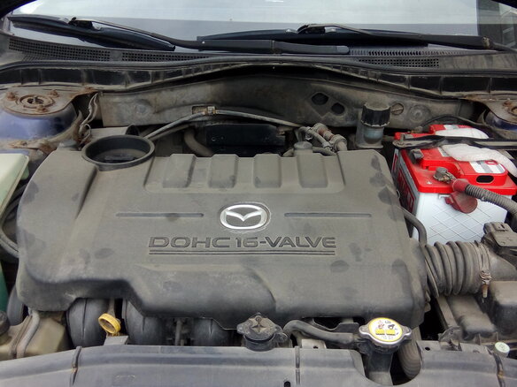 2005 Mazda 6 I (GG) Рестайлинг, синий, 170000 рублей - вид 11