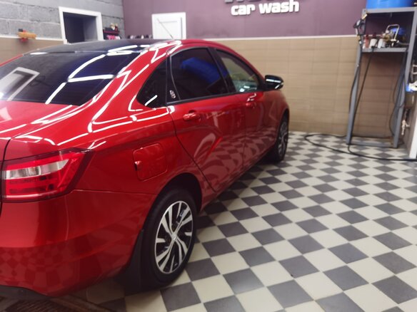 2016 Lada (ВАЗ) Vesta I, красный, 869000 рублей - вид 13