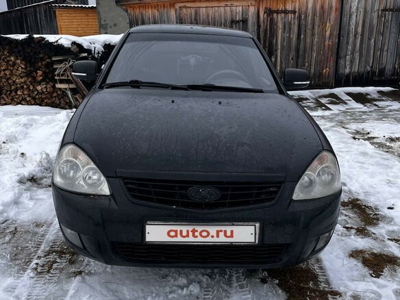 2009 Lada (ВАЗ) Priora I, чёрный, 300000 рублей