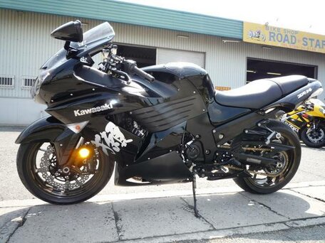 2006 Kawasaki ZZR 1400, чёрный, 650000 рублей, вид 4