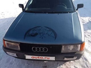 1991 Audi 80 IV (B3), синий, 170000 рублей, вид 4