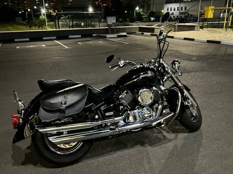 2008 Yamaha XVS1100, чёрный, 620000 рублей, вид 4
