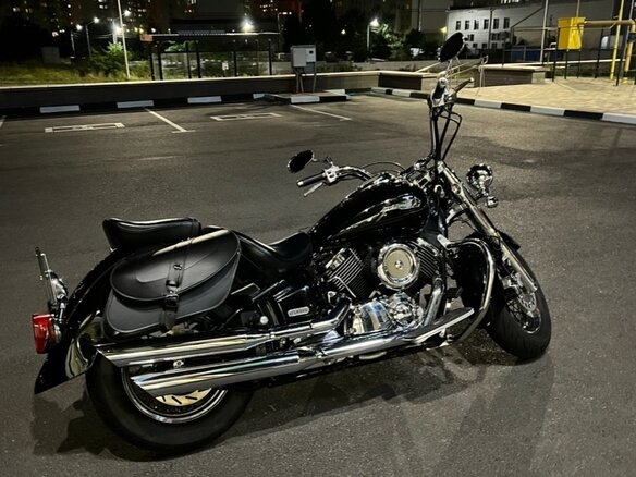 2008 Yamaha XVS1100, чёрный, 620000 рублей - вид 3