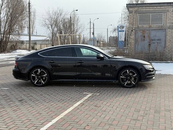 2016 Audi A7 I (4G) Рестайлинг, чёрный - вид 4
