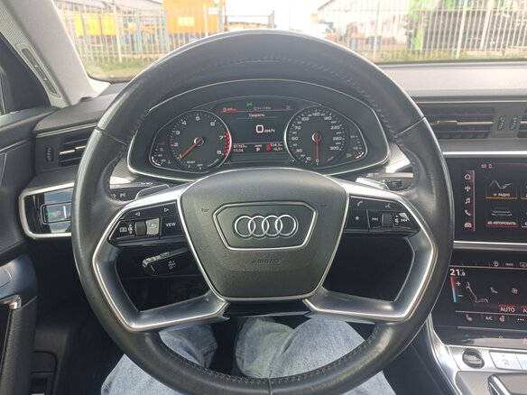 2020 Audi A6 45 TFSI V (C8), чёрный, 3550000 рублей - вид 6