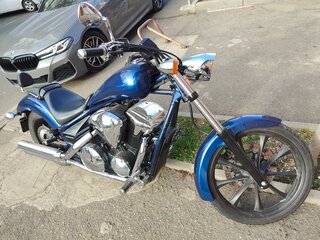 2020 Honda VT 1300CX Fury, синий, 850000 рублей, вид 2