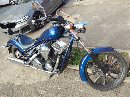 2020 Honda VT 1300CX Fury, синий, 850000 рублей, вид 2